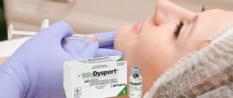 Dysport in cosmetology - photos before and after the procedure