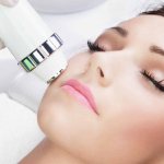 cryolifting procedure in a beauty salon