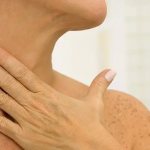 Woman&#39;s neck after 50